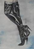 Stiefel Aquarell 29x21 cm